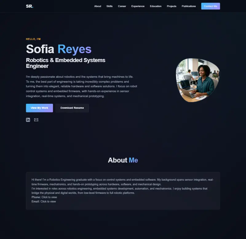 template-1 preview