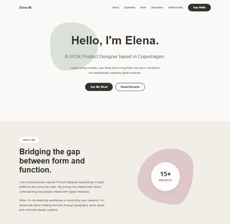 template-8 preview